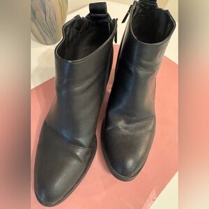 Bamboo Vegan Black Ankle Boots size 10 *See description*